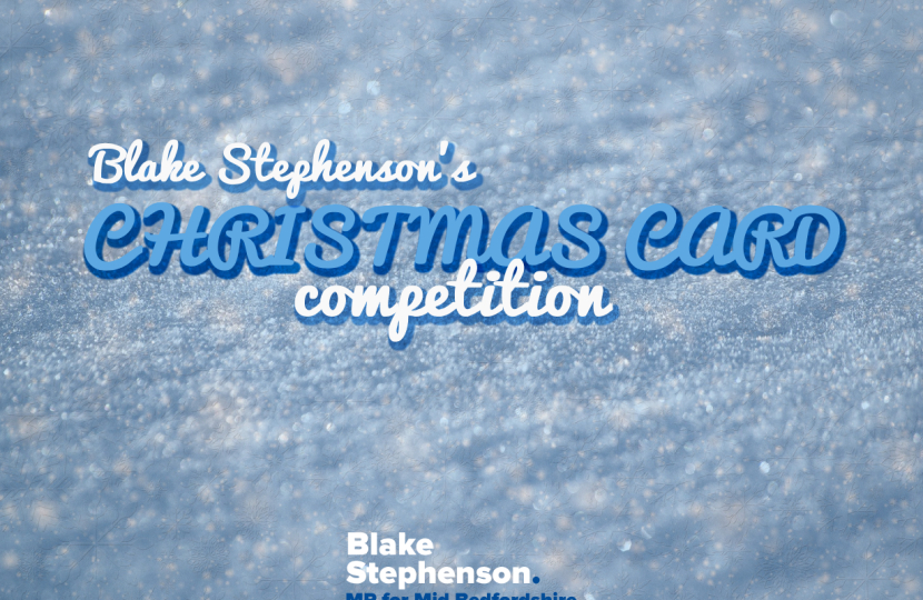 Blake Stephenson MP's Christmas Card Competition