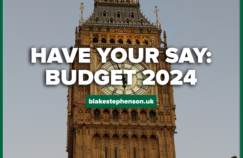 Have your say: Budget 2024