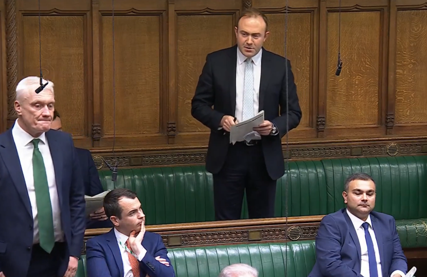 Blake Stephenson MP raising Winter Fuel Payments at DWP Questions in the House of Commons