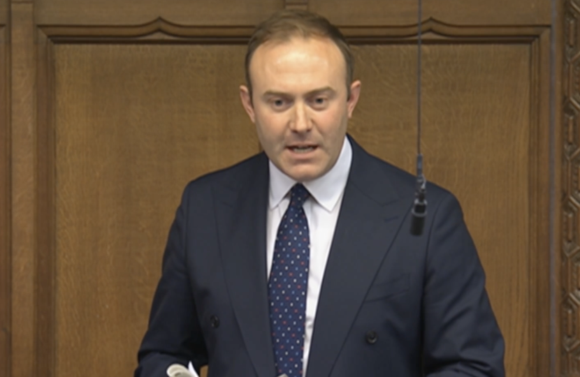 Blake Stephenson MP asking a question in the House of Commons