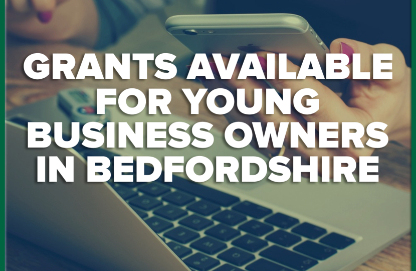 Grants available for young business owners in Bedfordshire