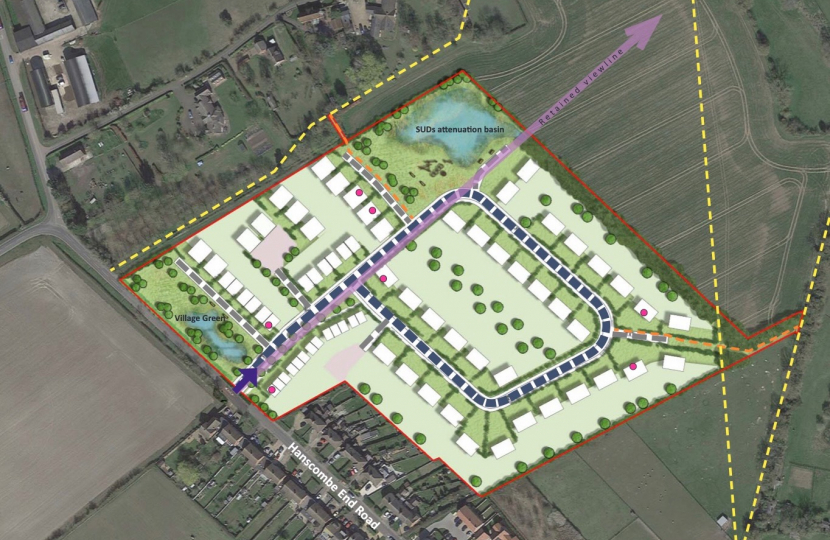 Site plan of development 