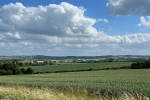 View from Gravenhurst towards the proposed development