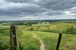 Pegsdon view with footpath 