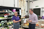 Blake meeting rural business Foodstore & Kitchen