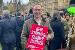 Blake Stephenson MP at the farmers rally in Westminster