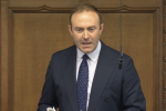 Blake Stephenson MP asking a question in the House of Commons