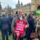 Blake Stephenson MP at the farmers rally in Westminster