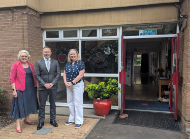 Blake Stephenson MP at Orchard School and Nursey