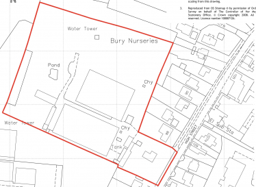 Site Plan, 100 High St., Meppershall