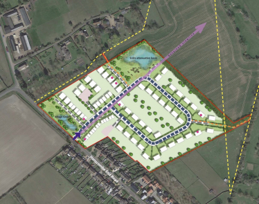 Site plan of development 